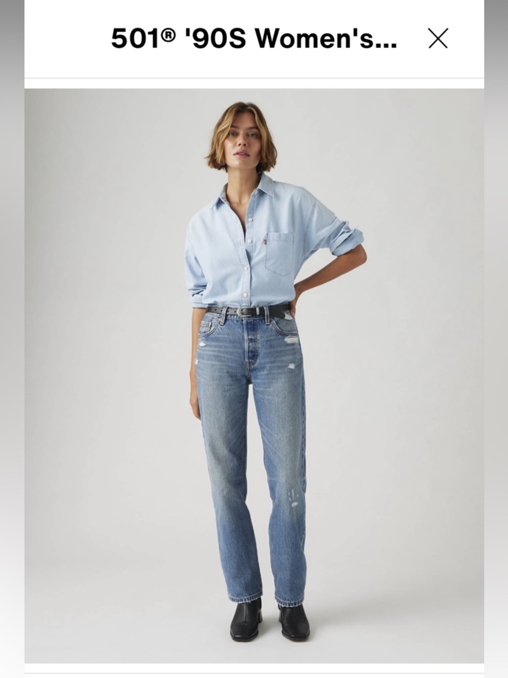 501 90’s Women’s levi jeans